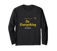 Do Everything inLove 1 Corintios 16:14 Versículo de la Biblia Manga Larga