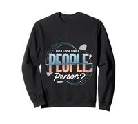 Do I Look Like A People Person Introvertido Social --- Sudadera