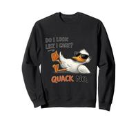 Do I Look Like I Care - Quack No Sudadera