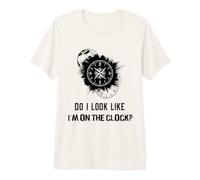Do I Look Like I'm On The Clock Funny Sarcastic Saying Camiseta Premium