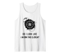 Do I Look Like I'm On The Clock Funny Sarcastic Saying Camiseta sin Mangas