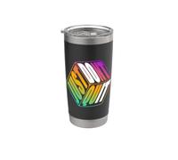 Do It Don't Quit Colorido Gimnasio Motivación Mentalidad Cita Vaso térmico de acero inoxidable de doble pared