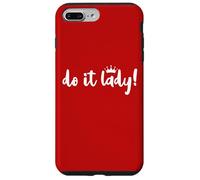 Do It Lady Boss Birthday Queen Office Coworker Motivational Carcasa para iPhone 7 Plus/8 Plus