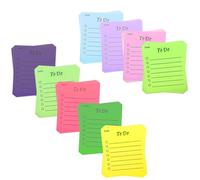 Do-It Notas Super Sticky Colección Playful Color, 9 Blocs 50 Hojas por Bloc