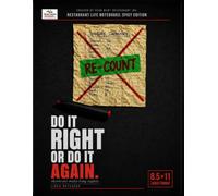 Do It Right or Do It Again: Large Lined Notebook