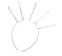 Do It Yourself - Diadema lisa para el pelo suave con aro de resorte, diadema lisa, clip suave para manualidades para adultos