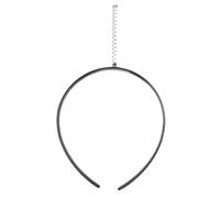 Do It Yourself - Diadema lisa para el pelo suave con aro de resorte para el pelo, diadema lisa suave para manualidades