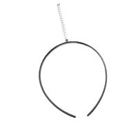 Do It Yourself - Diadema lisa suave con aro de resorte, diadema lisa suave para manualidades, clip trasero plano