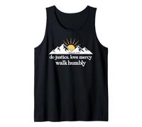 Do Justice Love Mercy Walk Humbly Bible Verse Micah 6:8 God Camiseta sin Mangas
