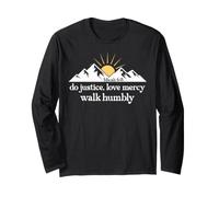 Do Justice Love Mercy Walk Humbly Bible Verse Micah 6:8 God Manga Larga