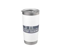 Do Me A Favor And Stop Talking Vaso térmico de acero inoxidable de doble pared