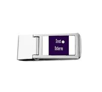 Do not Bother me Leave me al - Cartera delgada de acero inoxidable con clip para dinero