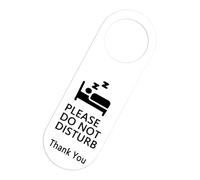 Do Not Disturb Door Hanger Sign - Acrylic Offices Door Sign Double Sided Meeting Śign | Clear Printing Eye-Catching Ďoor Šign for Law Firms, Spas, Homes, Offices, Clinics