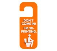 Do Not Disturb Sign For Door - Toilet Funny Decor | Door Hanger Sign