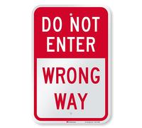 Do not enter - Camino Equivocado Sign, 18 "x 12"