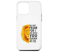 Do Not Fear For I Am with You Isaiah 41:10 Lion Graphic Carcasa para iPhone 12 Pro MAX
