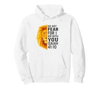 Do Not Fear For I Am with You Isaiah 41:10 Lion Graphic Sudadera con Capucha
