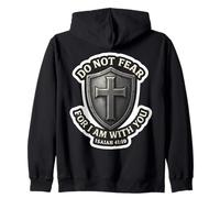 Do Not Fear For I Am with You Isaías 41:10 Versículo de la Biblia Sudadera con Capucha
