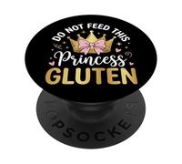 Do Not Feed This Princess Gluten PopSockets PopGrip Adhesivo