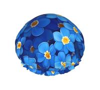 Do Not Forget Me - Gorro de ducha impermeable de doble capa para mujeres y hombres, protección del cabello para baño, máscaras faciales, spa