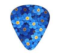 Do Not Forget Me - Púas de guitarra con caja de almacenamiento, 3 grosores de 0,46/0,71/0,96 mm, púas ABS para guitarra, ukelele y bajo