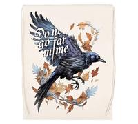 Do Not Go Far From Me Vaxildan Raven Bolsa De Gimnasio De Algodón Reutilizable Sport Sack Beige