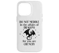 Do Not Meddle in The Affairs of Dragons Book Dragon Fantasy Carcasa para iPhone 14 Pro MAX