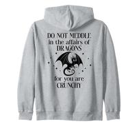 Do Not Meddle in The Affairs of Dragons Book Dragon Fantasy Sudadera con Capucha