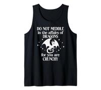Do Not Meddle in The Affairs of Dragons Sign,Book Dragon Camiseta sin Mangas