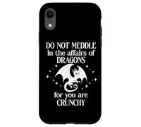 Do Not Meddle in The Affairs of Dragons Sign,Book Dragon Carcasa para iPhone XR