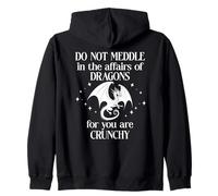 Do Not Meddle in The Affairs of Dragons Sign,Book Dragon Sudadera con Capucha