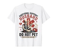 Do Not Pet Día del Padre Padre Divertido Apoyo Emocional Marido Camiseta gráfica económica