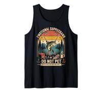 Do Not Pet Día del Padre Padre Divertido Apoyo Emocional Marido Camiseta sin Mangas