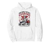 Do Not Pet Día del Padre Padre Divertido Apoyo Emocional Marido Sudadera con Capucha