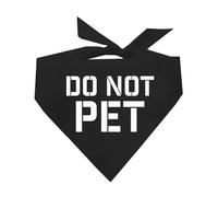 Do Not Pet Reminder COVID-19 Coronavirus Keep Distance Quarentine Printed Dog Bandana (colores surtidos)