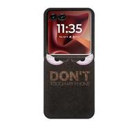 Do Not Touch My Phone Caso Del Tirón Funda Carcasa Case para Motorola Razr 60 Ultra, Razr Ultra 2025