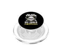 Do Not Touch Tools Or My Daughter Welder Welding Welders PopSockets PopGrip para MagSafe