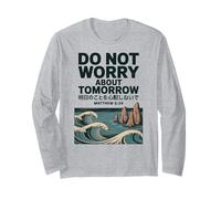 Do Not Worry About Tomorrow Matthew 6:34 Japanese Wave Manga Larga