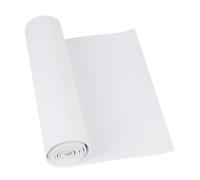 Do²ping Goma EVA Blanca, 2mm de espesor (1-10mm) de Espuma EVA Cosplay, 34 x 124.5cm Alta Densidad 86kg/m3 Rollo Goma EVA para Costume Proyecto DIY (2mm Blanca)