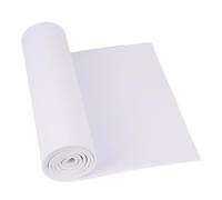 Do²ping Goma EVA Blanca, Espuma EVA 5mm, 35.5 x 150cm EVA Foam Cosplay, Alta Densidad 86kg/m3 Rollo Goma EVA para Costume Proyecto DIY (5mm Blanca)