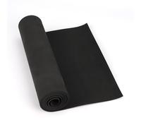 Do²ping Goma EVA Negra, 2mm de espesor (1-10mm) de Espuma EVA Cosplay, 34 x 124.5cm Alta Densidad 86kg/m3 Rollo Goma EVA para Costume Proyecto DIY (2mm Negro)