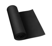 Do²ping Goma EVA Negra, Goma EVA 4mm, 35.5 x 150cm EVA Foam Cosplay, Espuma EVA Alta Densidad 86kg/m3 para Costume Proyecto DIY (4mm Negro)