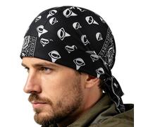 Do Rag | Bandana Per La Testa Traspirante E Rinfrescante - Finitura Bandana Stropicciata Sottocasco | Donna Uomo Sport All'Aria Aperta Palestra Allenamento Viaggio Corsa Ciclismo Calcio Sonno