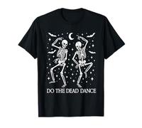 Do The Dead Dance Funny Bailando Esqueletos Pareja de Halloween Camiseta