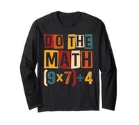 Do The Math 6 7 Meme Funny Six Seven Men Women Teacher Manga Larga