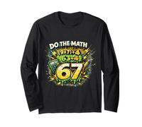 Do The Math 67 Cumpleaños Divertido Broma Matemática Manga Larga