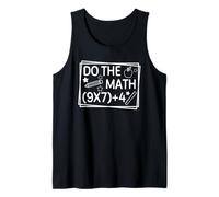Do The Math 67 Meme Funny Six Seven Men Women Teachers Camiseta sin Mangas