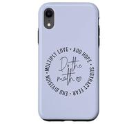Do The Math x Love Add Hope Lema Regalo para mujeres, niñas y hombres Carcasa para iPhone XR