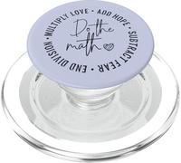 Do The Math x Love Add Hope Lema Regalo para mujeres, niñas y hombres PopSockets PopGrip para MagSafe