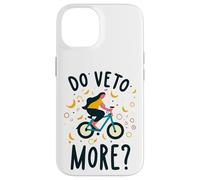 Do Veto More Veneto Frase Divertente Ragazza Cade Dalla Bici Carcasa para iPhone 14